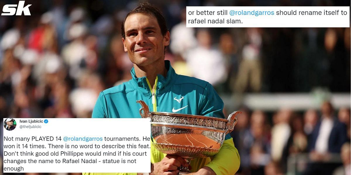 Former player Ivan Ljubicic and tennis fans react to Rafael Nadal&#039;s 14th French Open title