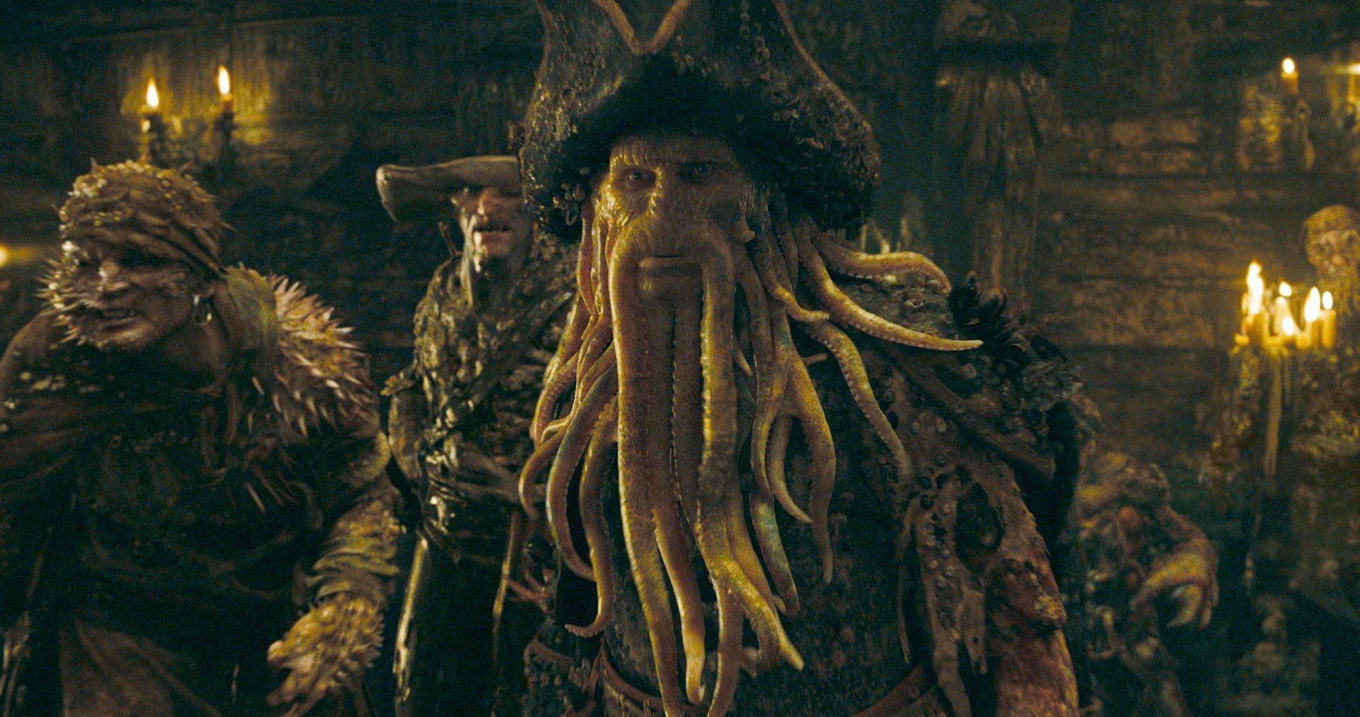 The monster Jones as he appears in the film (Image via Disney)