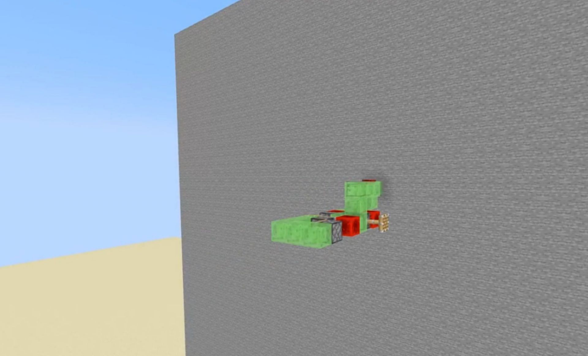 A TNT device in Minecraft (Image via u/GenericRedstonGenius/Reddit)