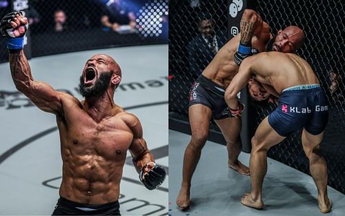 ONE flyweight Grand Prix champion and former UFC great Demetrious Johnson had an awesome ONE debut against Yuya Wakamatsu. (Images courtesy of ONE Championship)