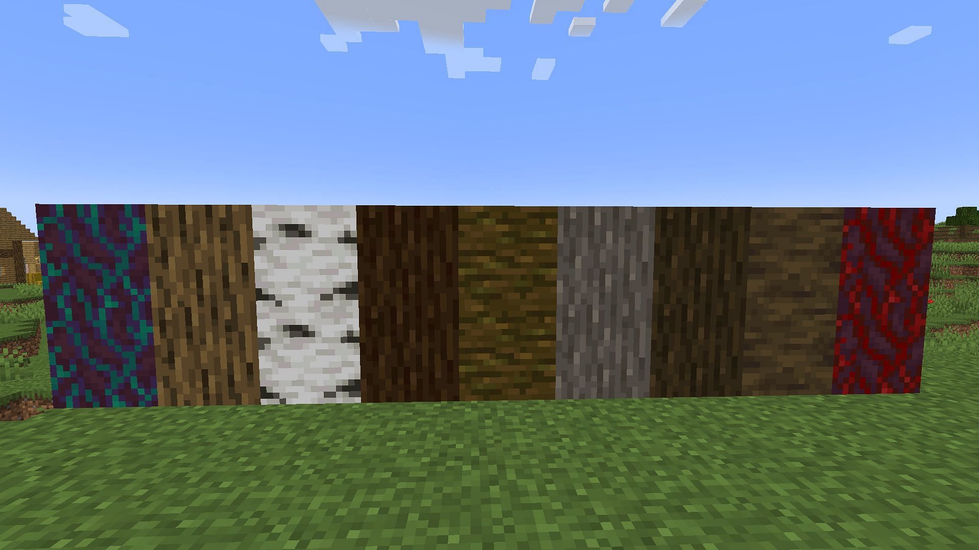 all wood logs in minecraft        <h3 class=