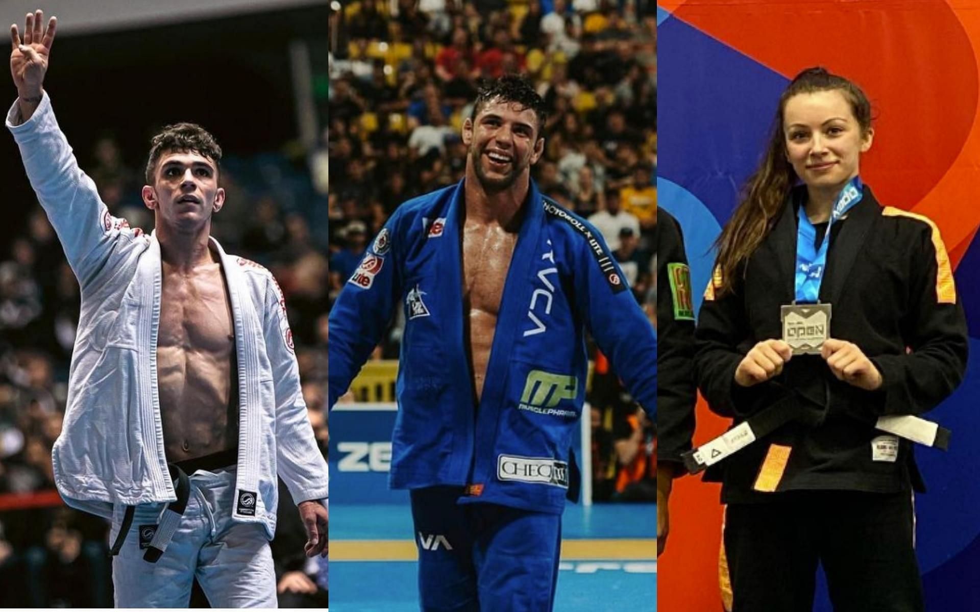 (From right to left) Mikey Musumeci, &#039;Buchecha&#039;, and Danielle Kelly (Images courtesy: @mikeymusumeci, @marcusbuchecha and @daniellekellybjj on Instagram)