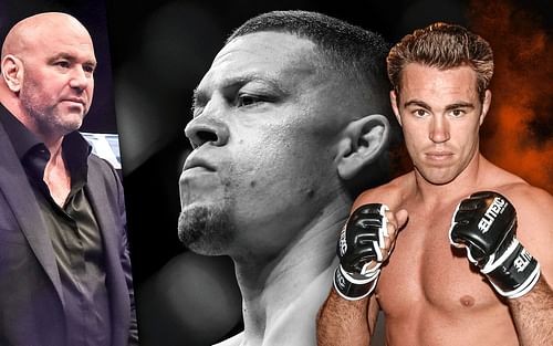 Dana White, Nate Diaz, and Jake Shields [Image courtesy - Getty]