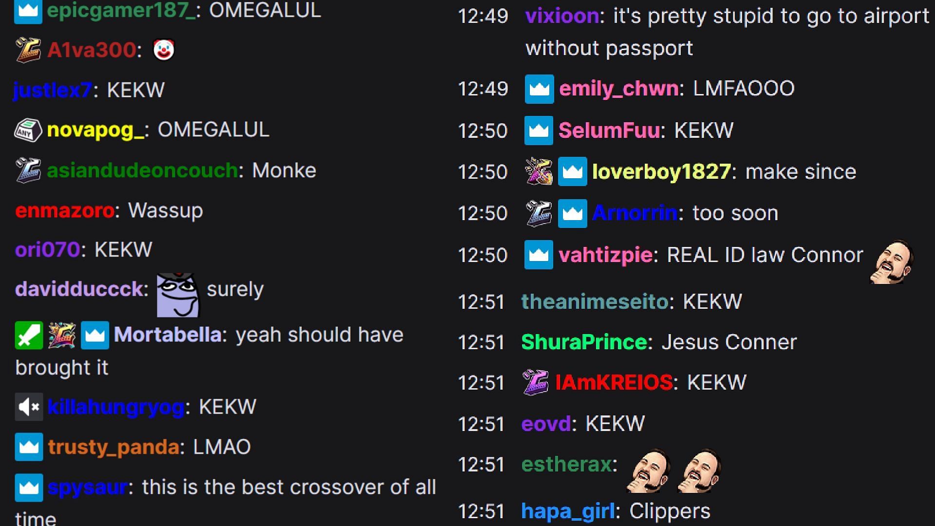 Fans react to CDawg missing his flight (Image via CDawgVA/ Twitch)