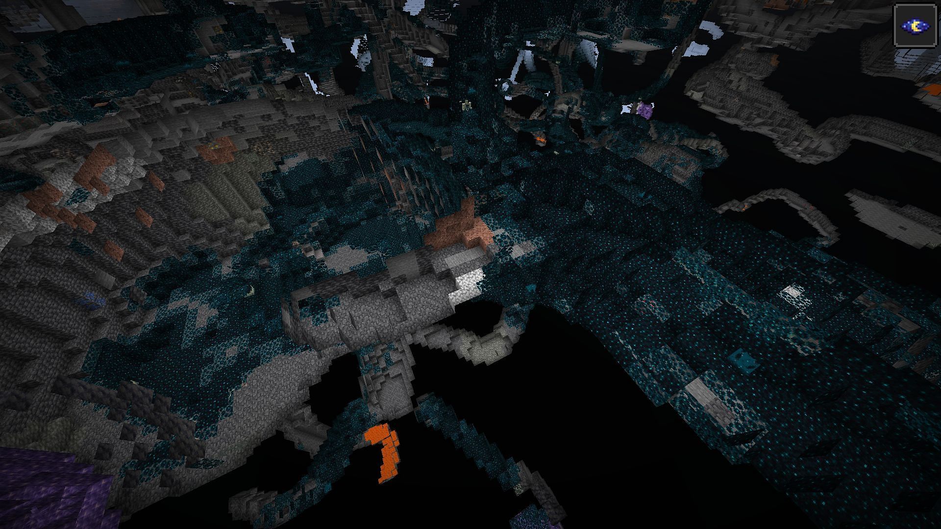This biome will generate anywhere below Y level 0 (Image via Mojang)