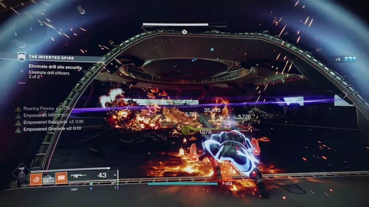 A x3 Roaring Flame stack will make this Destiny 2 build a nightmare for enemies (Image via Bungie)