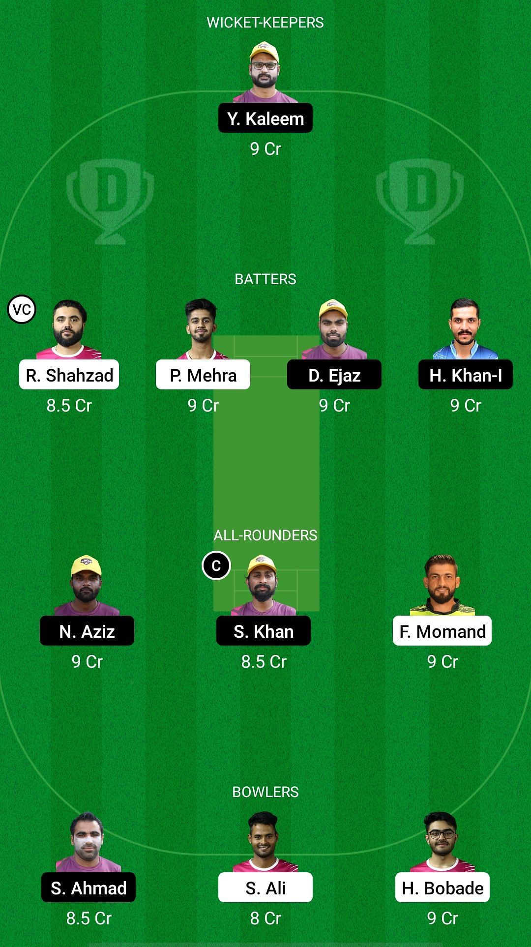 DUB vs AJM Dream11 Prediction - Emirates D20