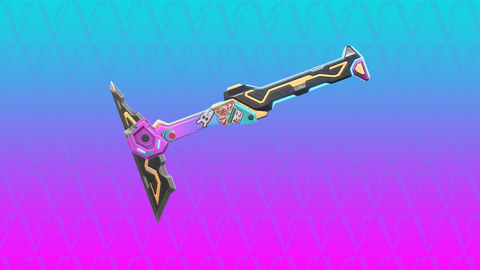 Glitchpop Axe Melee Skin(Image via Riot Games)