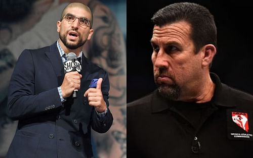 Ariel Helwani (left) and John McCarthy (right)