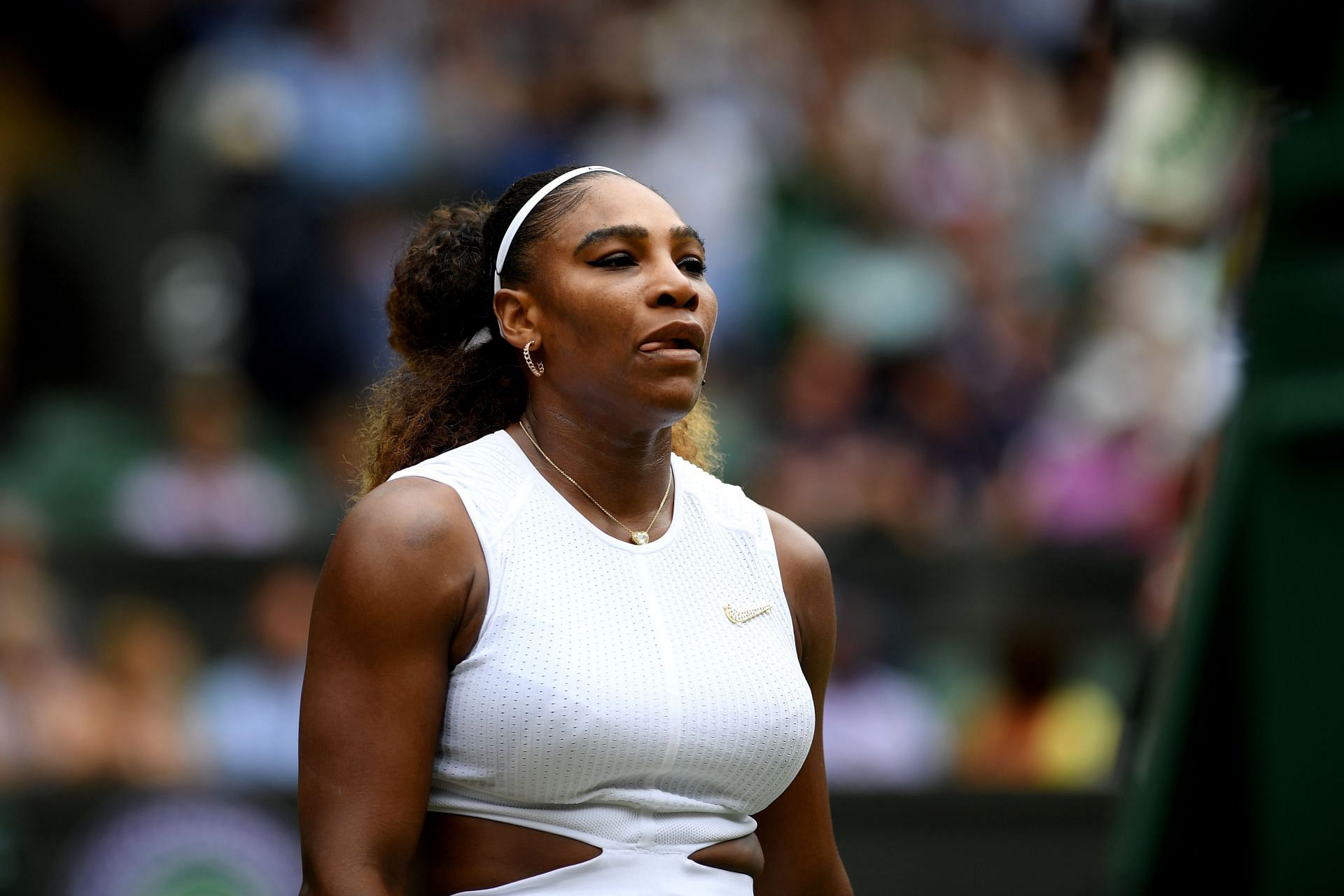 Serena Williams last played a competitive match at last year&#039;s Wimbledon.