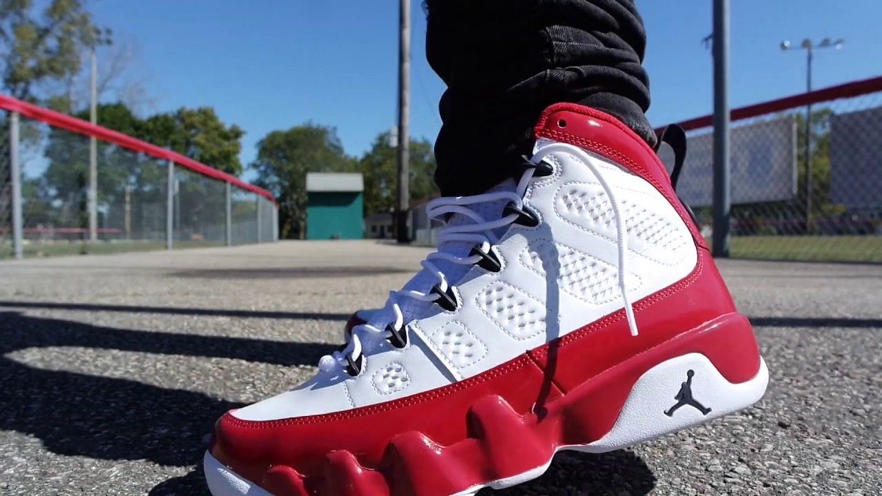 Air Jordan 9 Gym Red (Image via YouTube/DS DAN)
