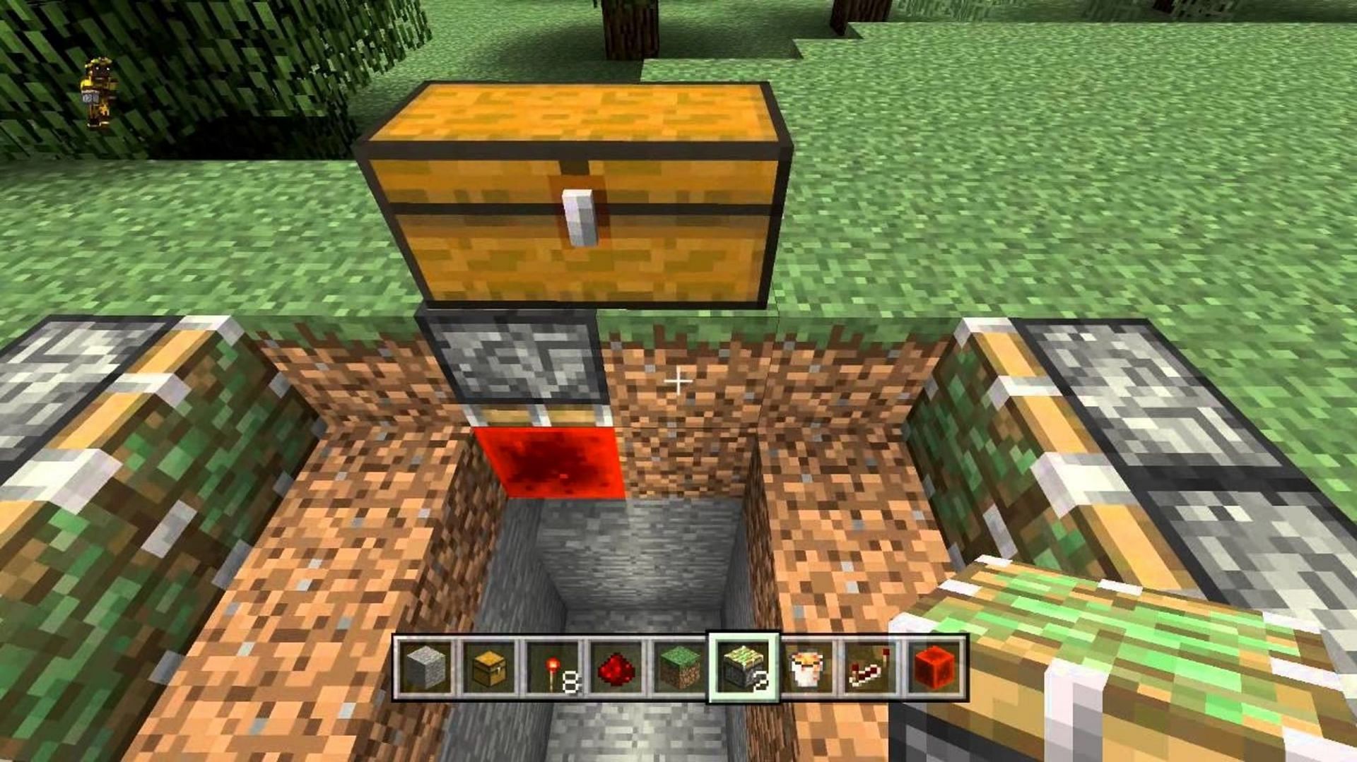 This trap should keep players&#039; valuables intact (Image via Puredominance/YouTube)