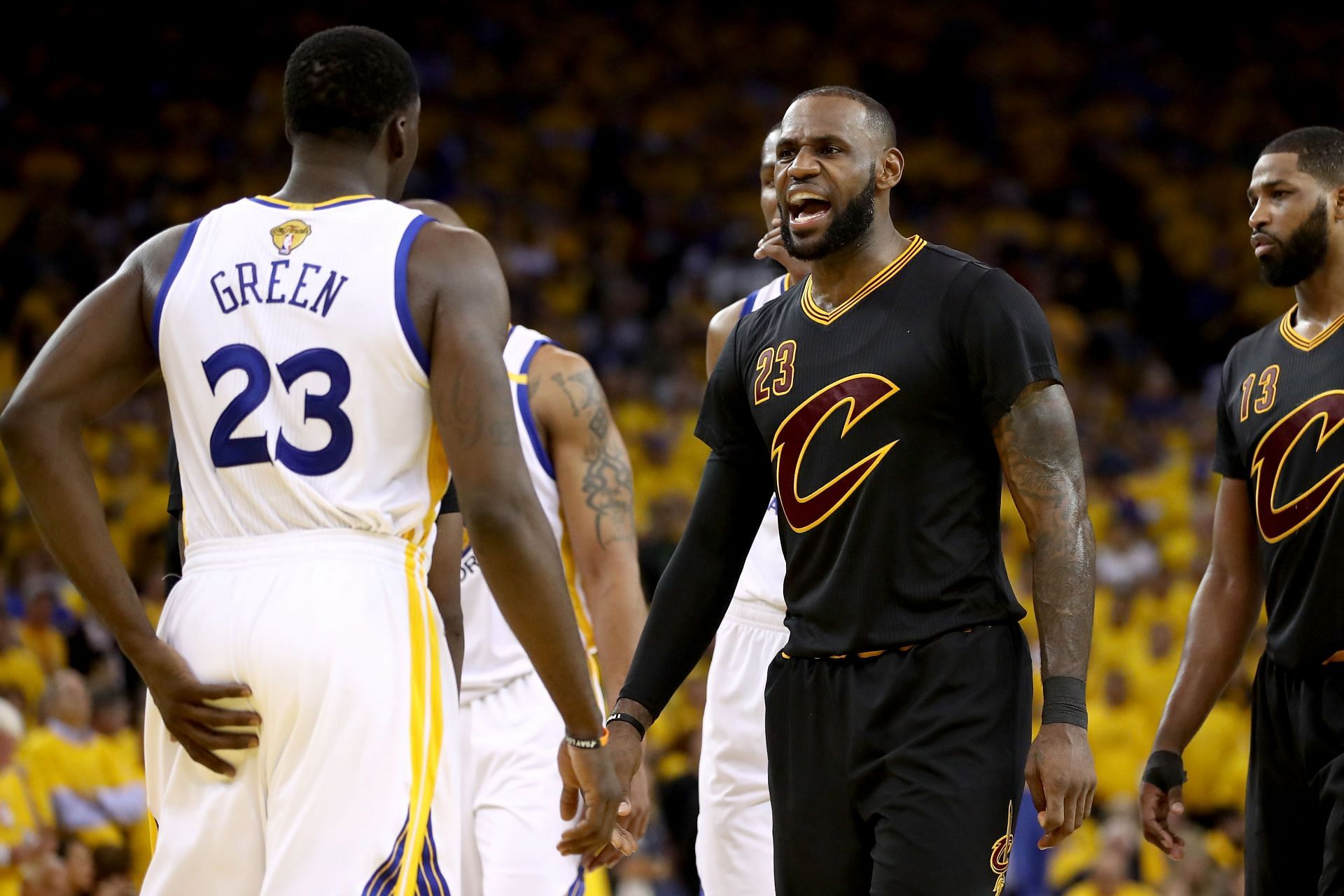 Draymond Green and LeBron James have had many amazing duels. (Image via Getty Images)