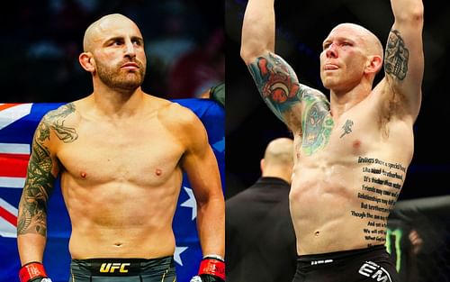 Alexander Volkanovski (left) and Josh Emmett (right) (Images via Getty)