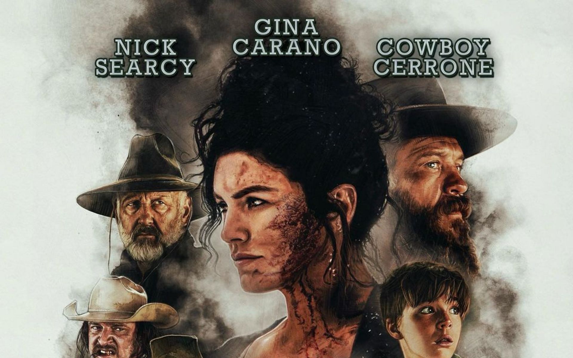 What is the release date of Gina Carano's movie terror on the prairie?