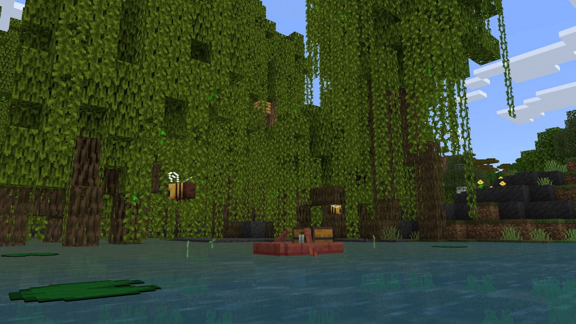 A mangrove swamp in Minecraft 1.19 (Image via Mojang)