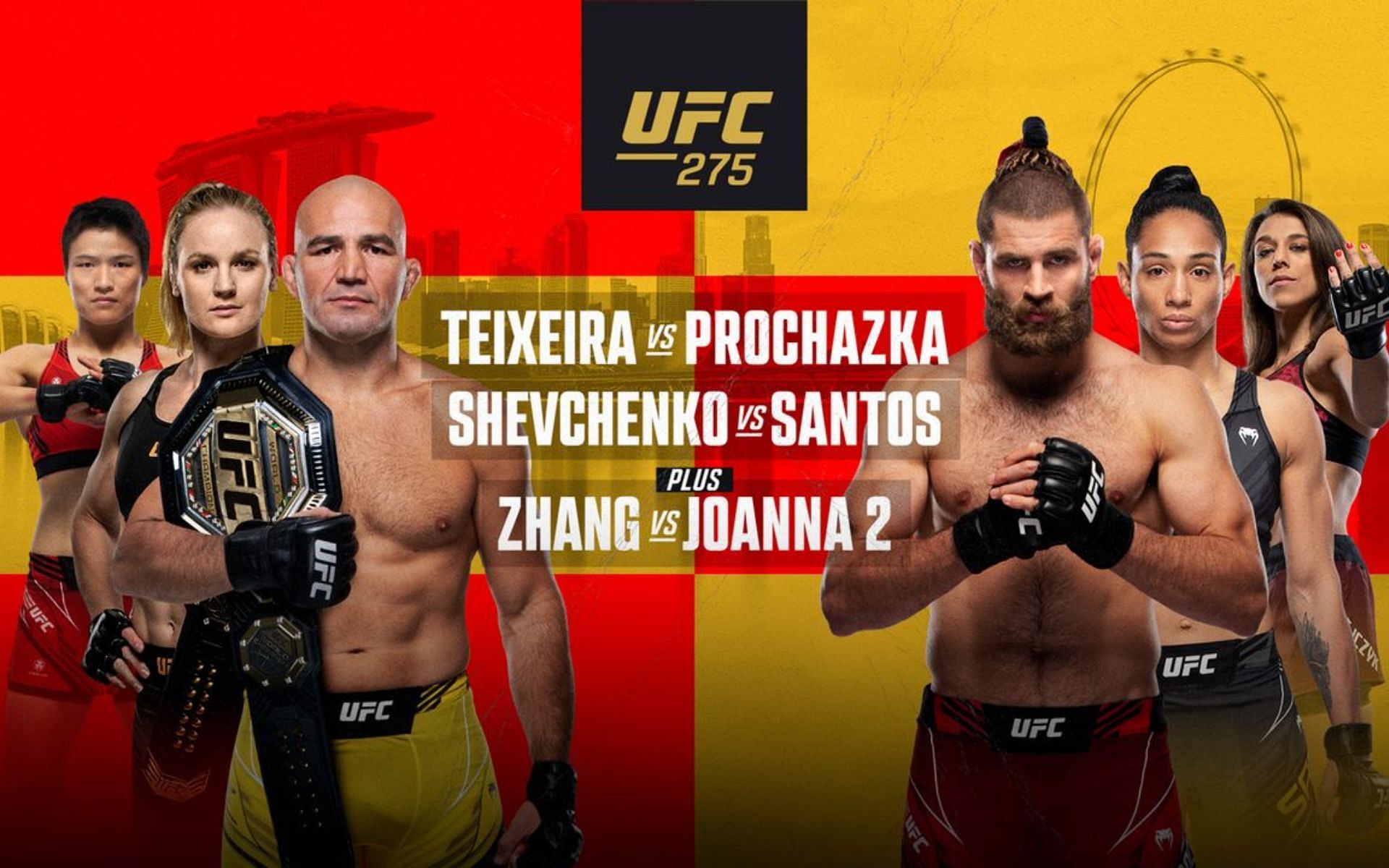 UFC 275 poster [Image courtesy: ESPN Deportes]