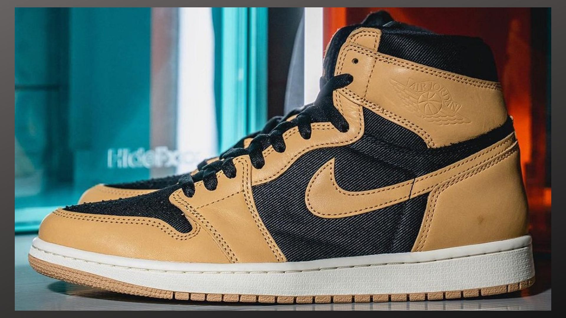 Air Jordan 1 High OG Heirloom shoes are arriving later this year (Image via Twitter/@Sneakerscouts)