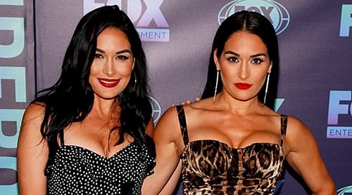 Nikki and Brie Bella represented WWE at NASCAR's Toyota Save Mart 350