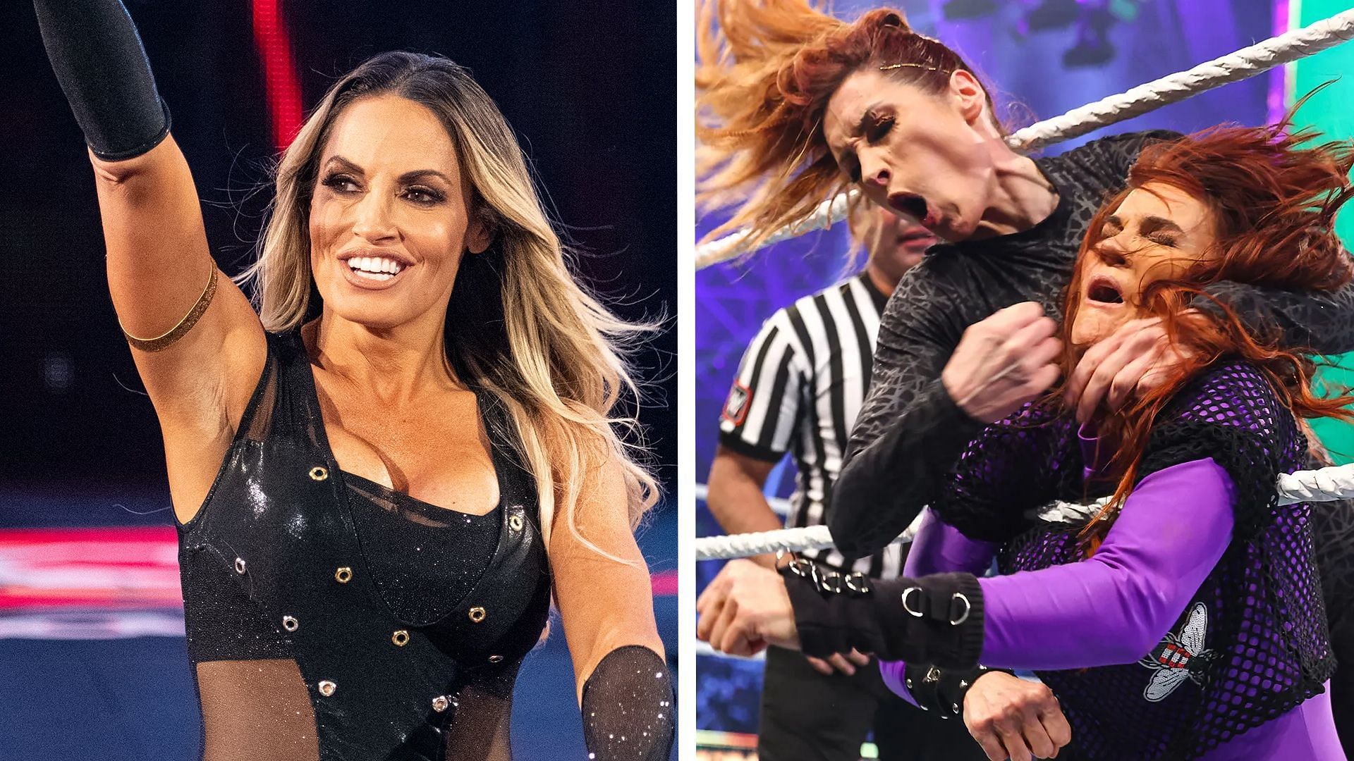 Trish Stratus, Becky Lynch, and Lita