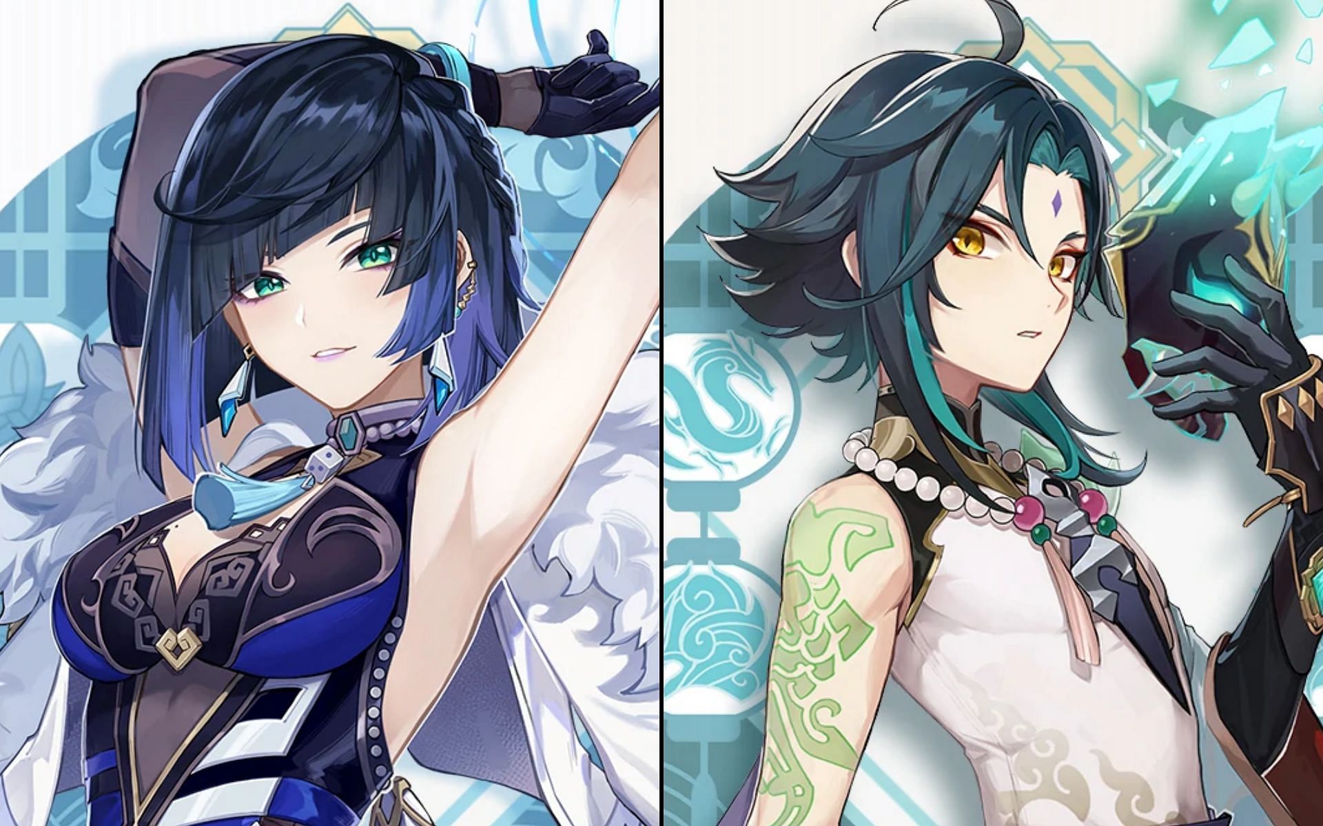 The two featured 5-star characters in the first phase of Genshin Impact 2.7 (Image via miHoYo)