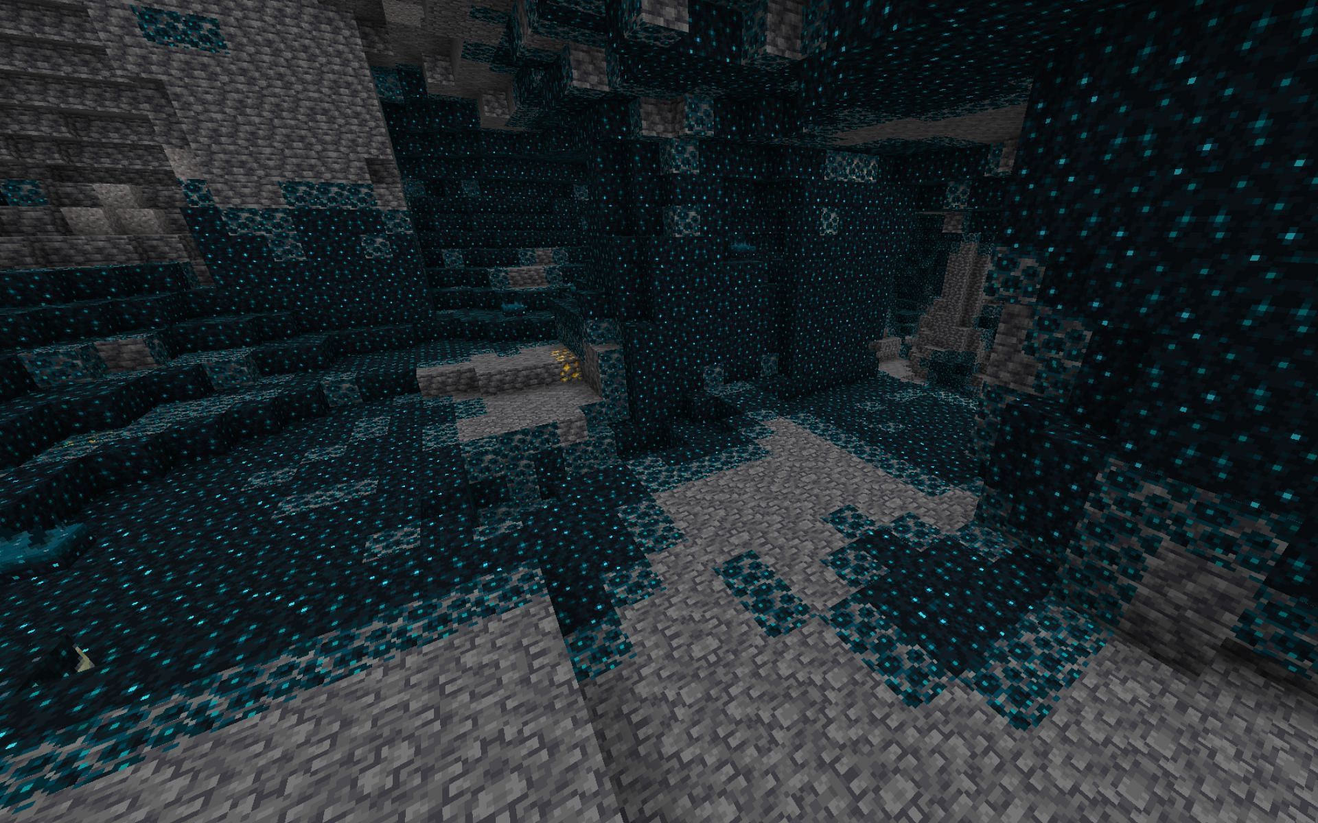 Deep Dark Biome will generate sculk blocks (Image via Minecraft 1.19)