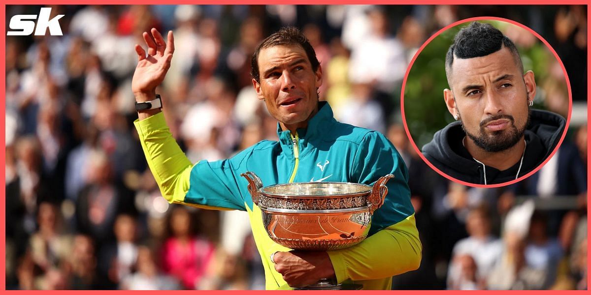 Nick Kyrgios picked Nadal over Federer and Djokovic in the GOAT debate