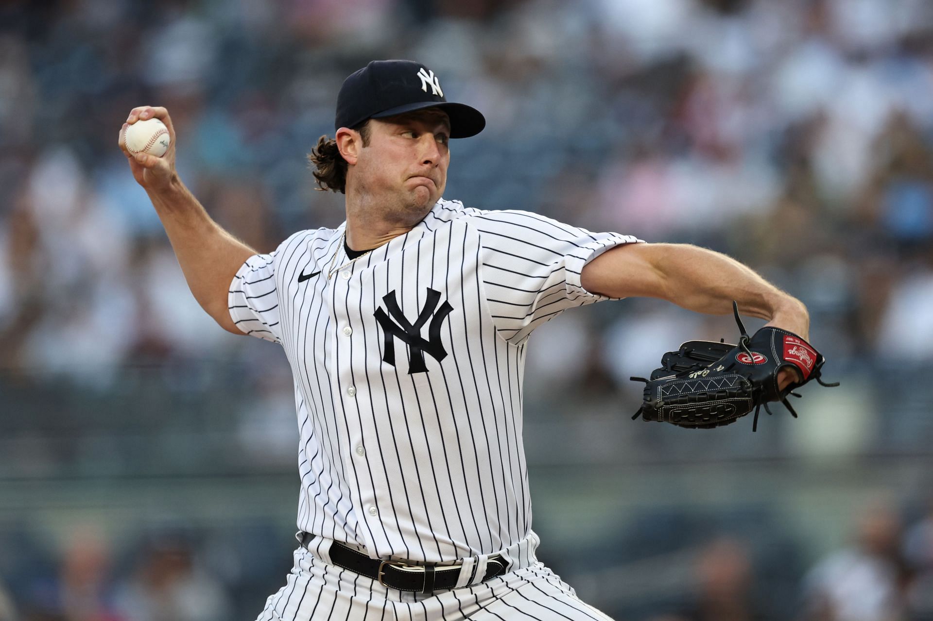 Cole on the mound against the Tampa Bay Rays 