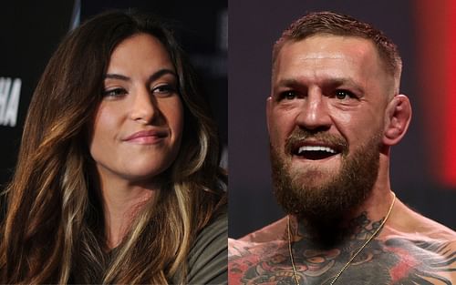 Miesha Tate (left); Conor McGregor (right)