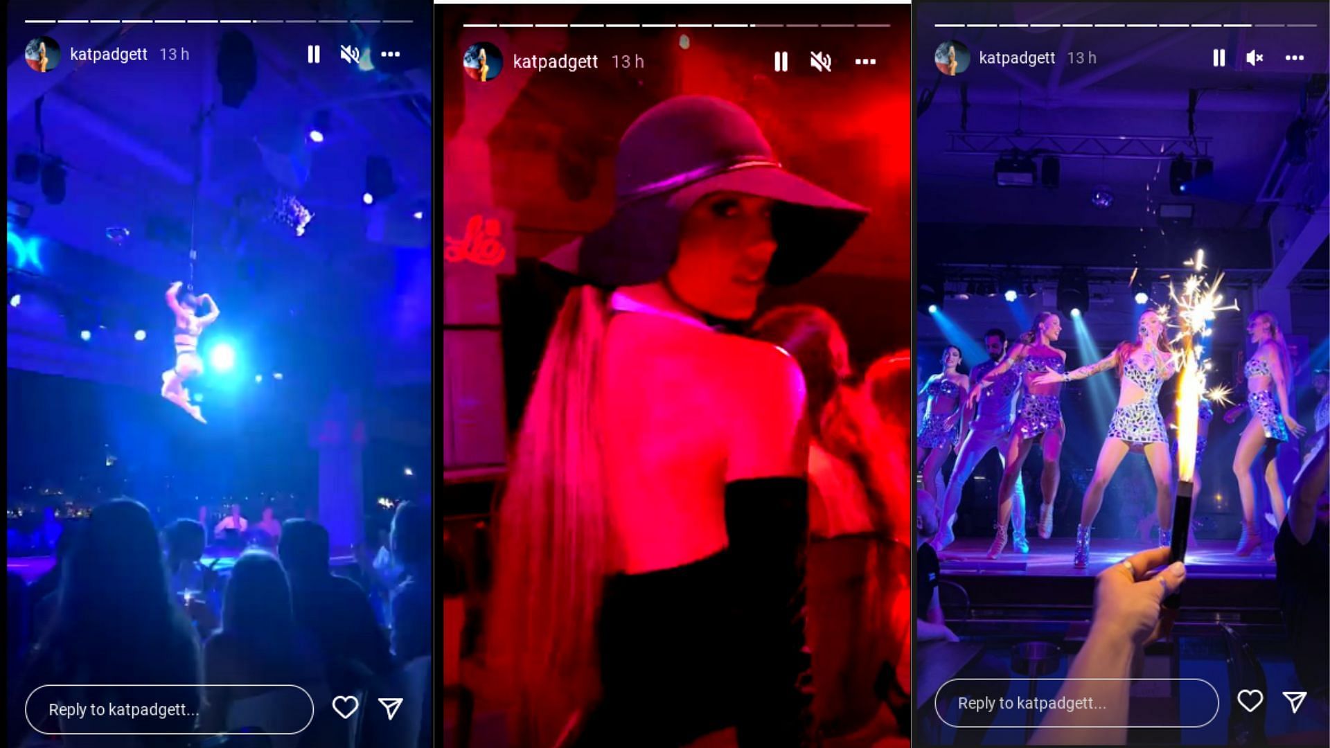 Pictures from the inside the nightclub in Ibiza, Spain. (Source: Kathryne Padgett&#039;s IG Account)