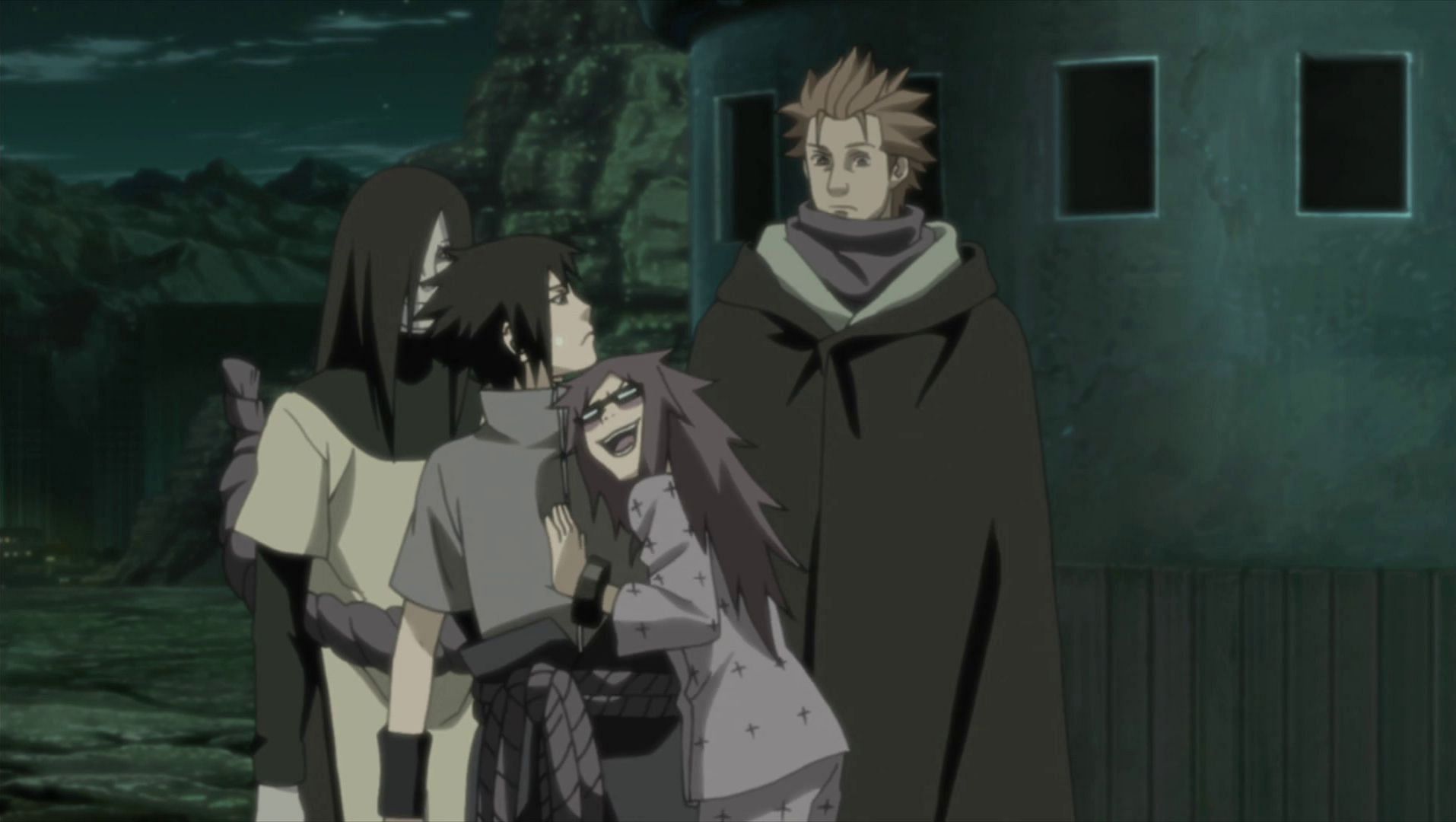 Karin forgives Sasuke, noting his discomfort. (Image via Masashi Kishimoto/Shueisha/Viz Media/Naruto Shippuden)