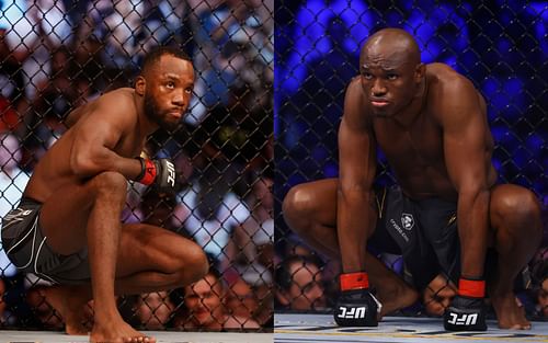 Leon Edwards (left), Kamaru Usman (right)