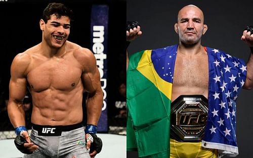 Paulo Costa (L) (via @borrachinhamma on Instagram), Glover Teixeira (R) (via @_MMAMindset on Twitter)