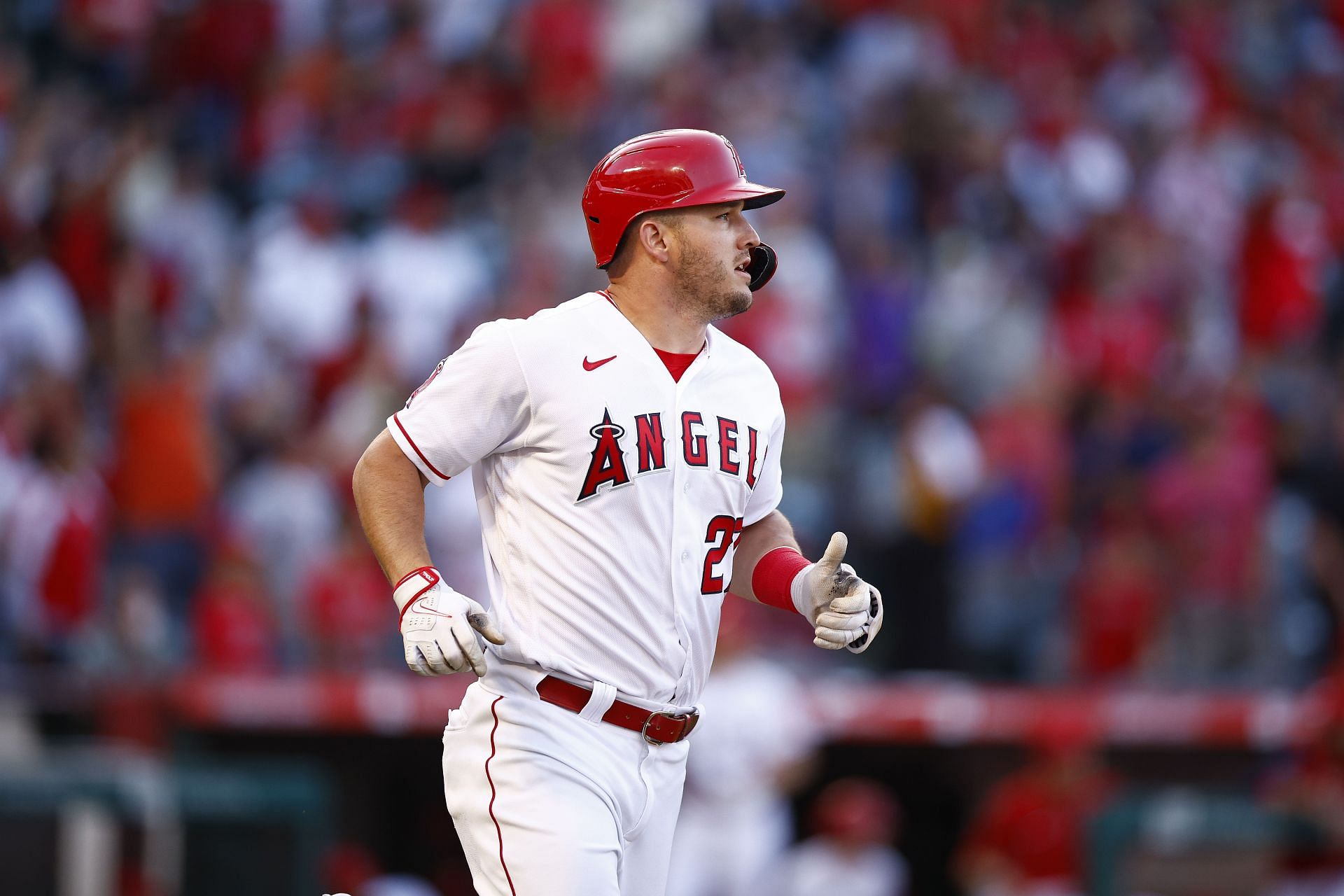 Angels outfielder Mike Trout has tried to close the book of drama that his fantasy football league quickly became.