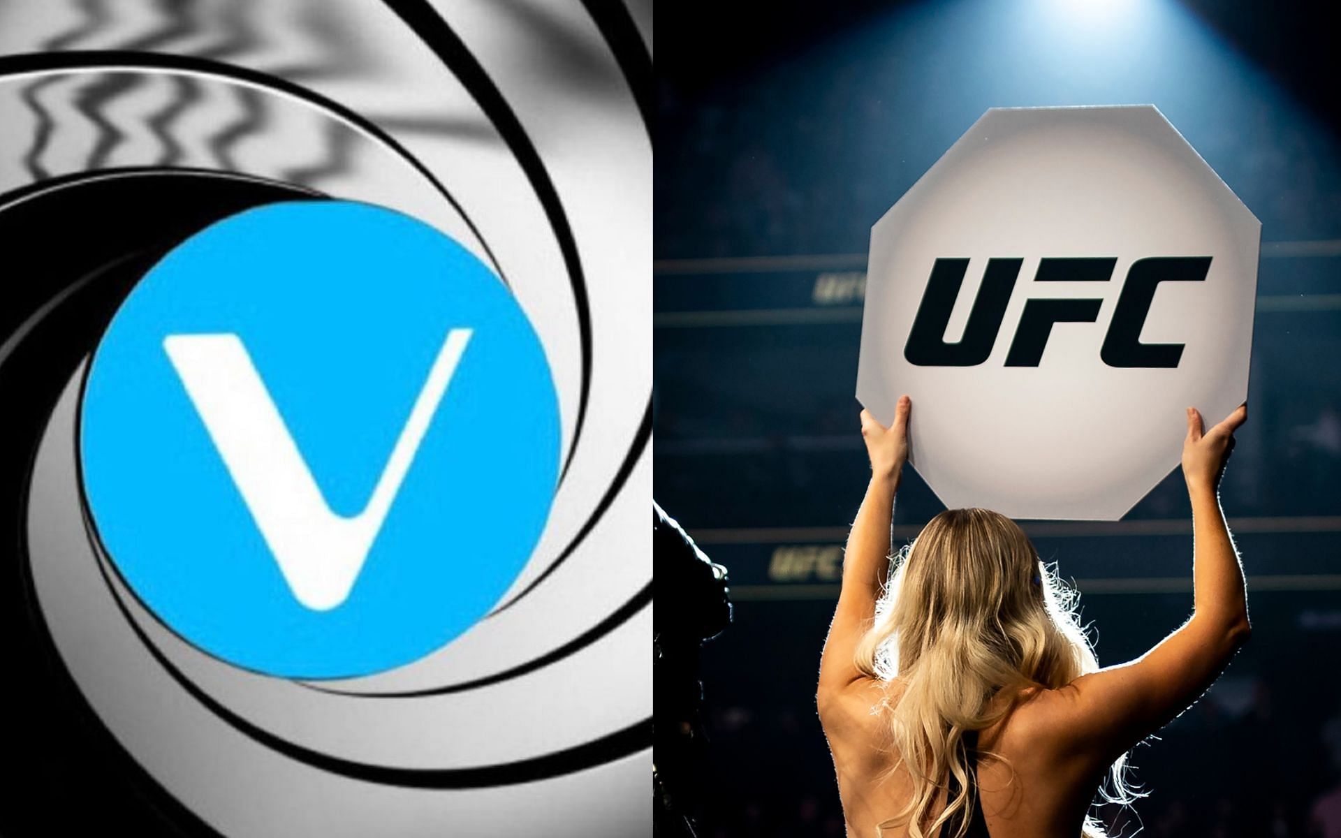Blockchain company VeChain signed a deal with UFC [Image via @vechain.updates on Instagram]