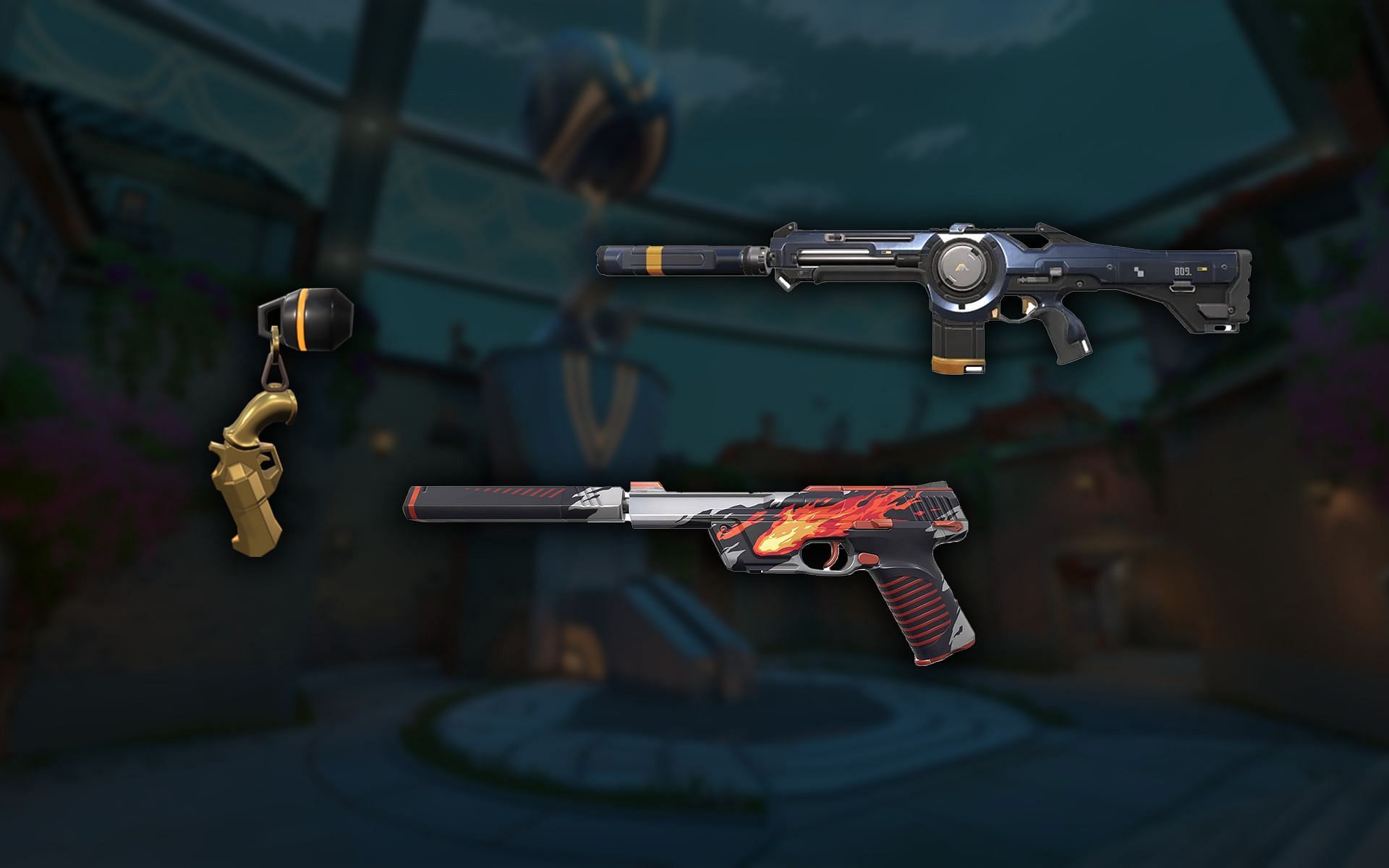 Valorant Episode 5 Act 1 Battlepass items (Image via Sportskeeda)