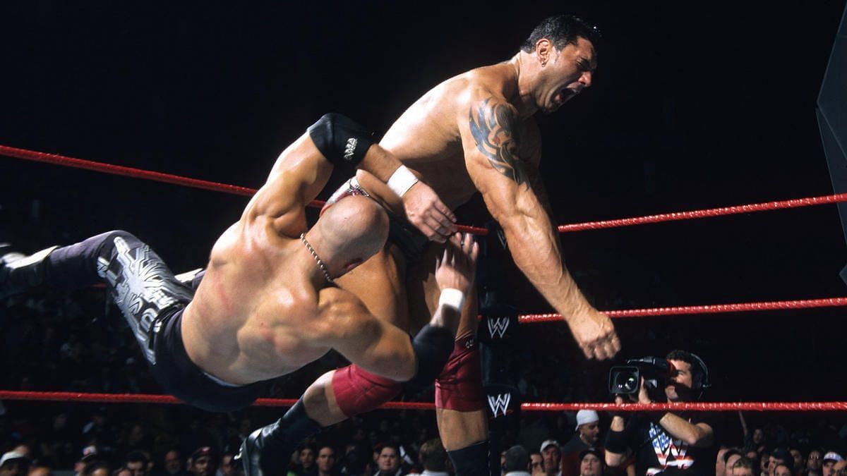 The Animal Batista in a First Blood Match