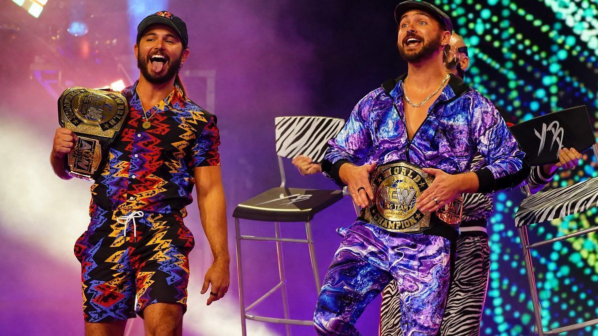 The Young Bucks are the new AEW Tag Team Champions