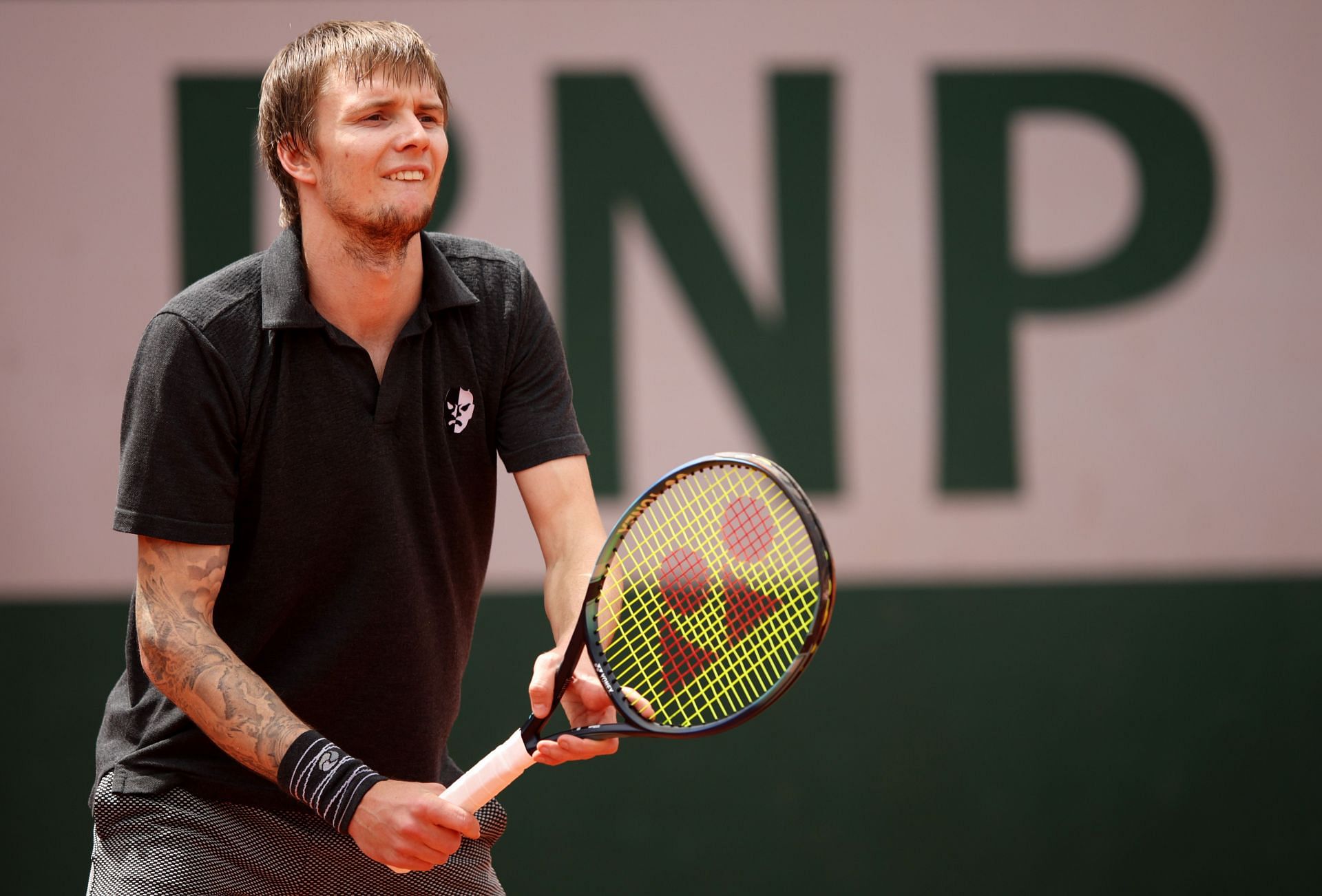 Bublik at the 2022 French Open.
