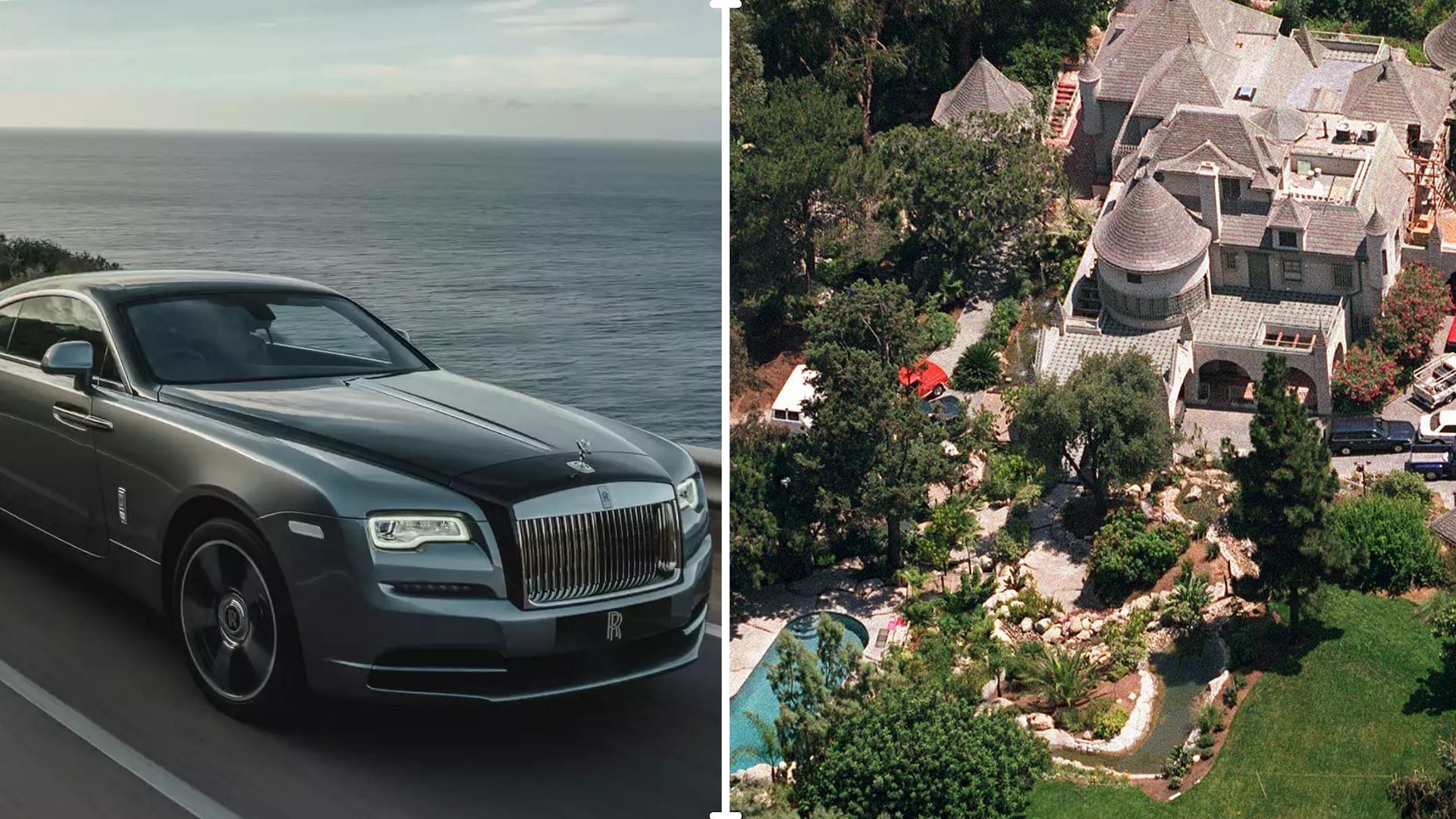 A Rolls Royce and a massive mansion on Hollywood Hill are some of the most expensive things owned by Johnny Depp (Images via Rolls Royce/Getty)