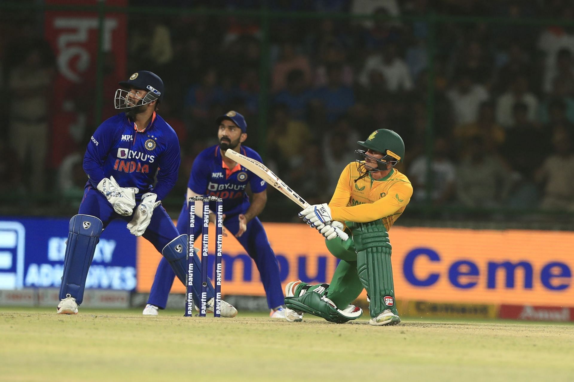 Quinton de Kock failed to convert the start in the 1st T20I (Credit: BCCI)