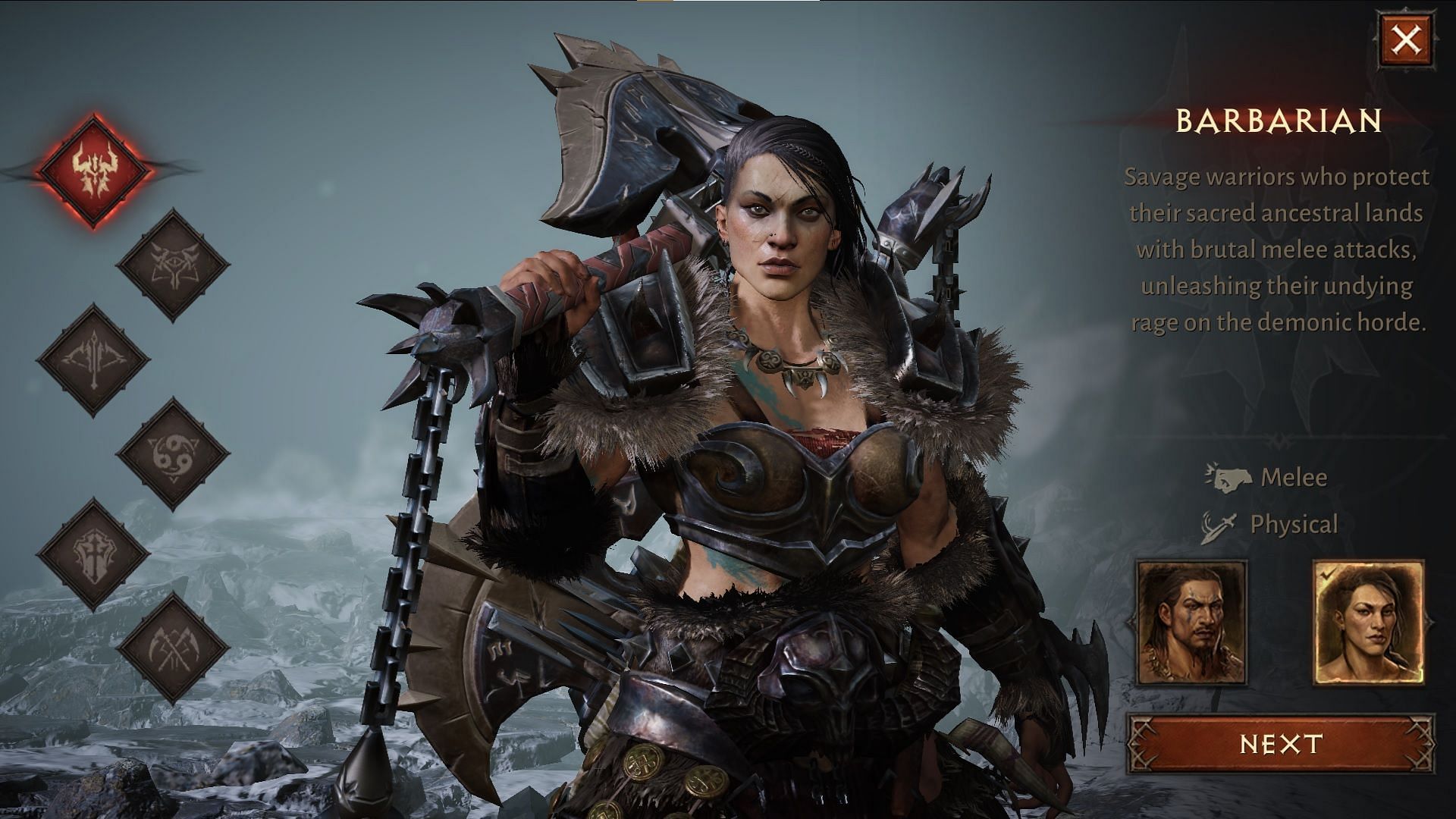 The best Barbarian class build in Diablo Immortal