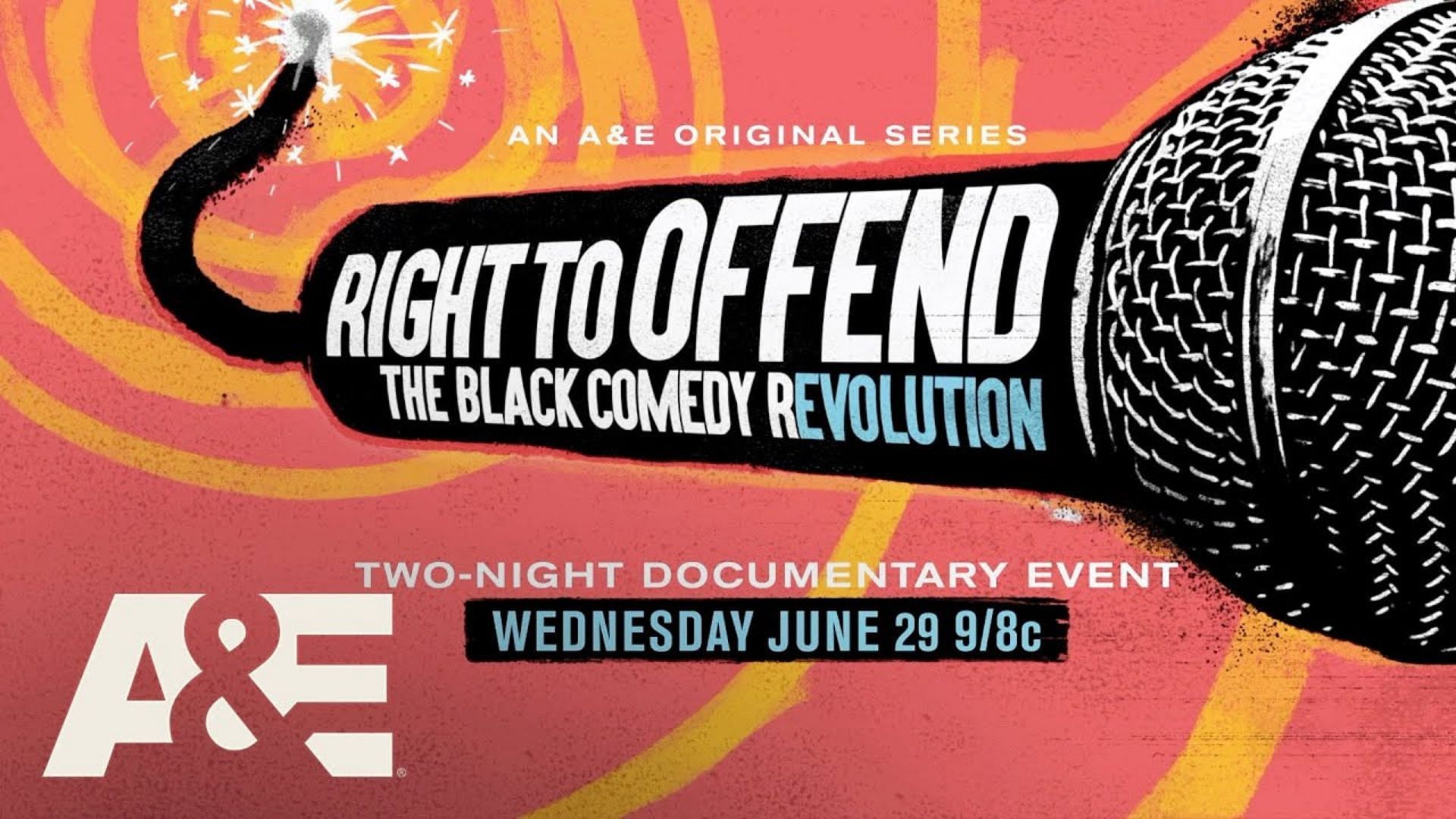 The two-part special docuseries, Right to Offend, is scheduled to make its A&amp;E premiere on June 29, 2022 (Image via A&amp;E/YouTube)