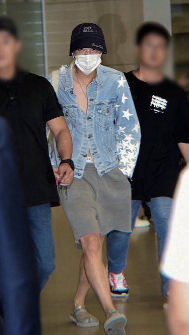 BTS's J-Hope Turns Heads With His Sheer Airport Fashion For A