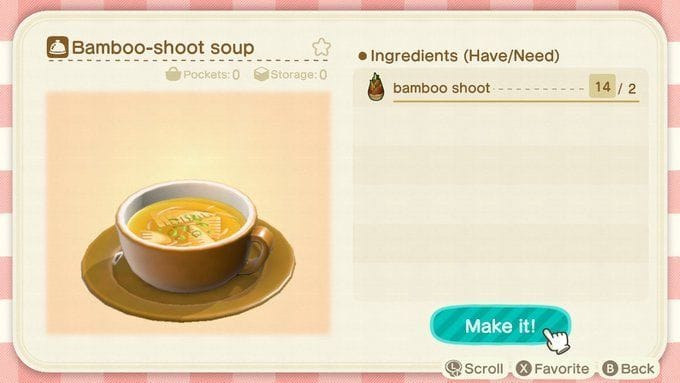 How to get bamboo shoots in Animal Crossing: New Horizons