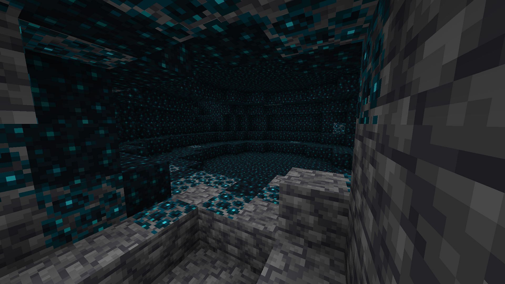 Always beware of Deep Dark biome while mining (Image via Mojang)