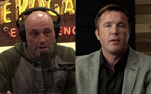 Joe Rogan (left) and Chael Sonnen (right) [Photos via YouTube.com]