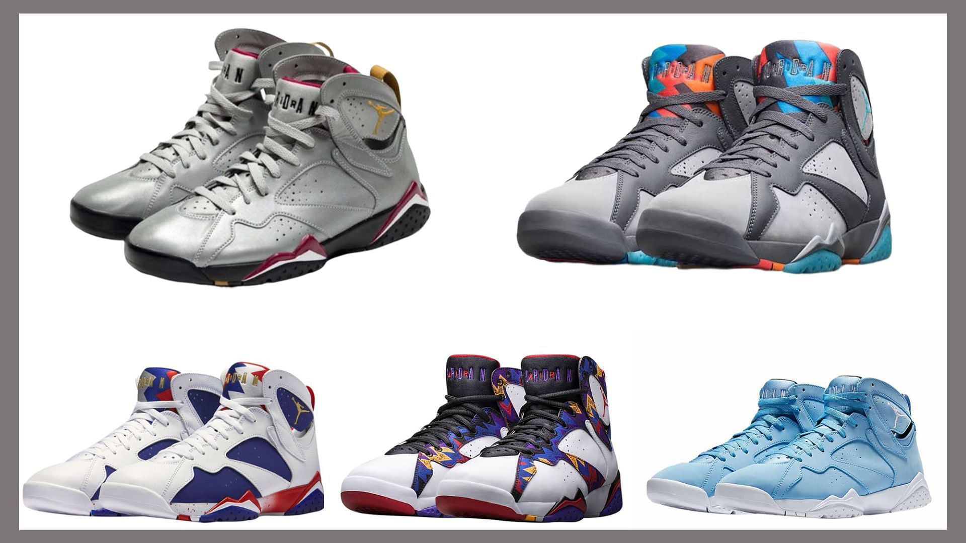 5 Jordan 7 colorways of all time