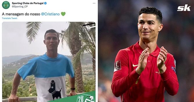 "I hope to see you soon" - Cristiano Ronaldo sends heartwarming message to former club Sporting Lisbon
