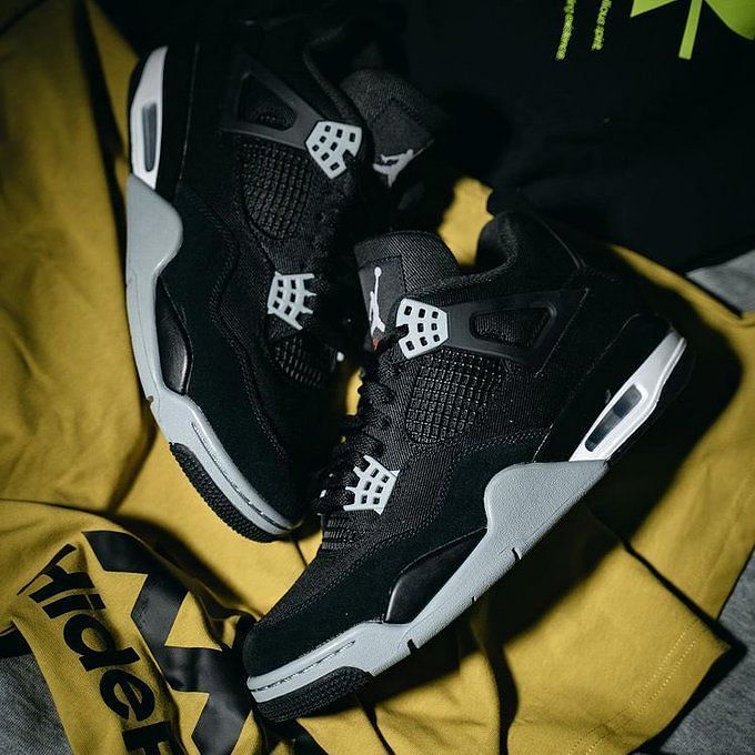 Where to buy Air Jordan 4 Black Canvas shoes? Price, release date and ...